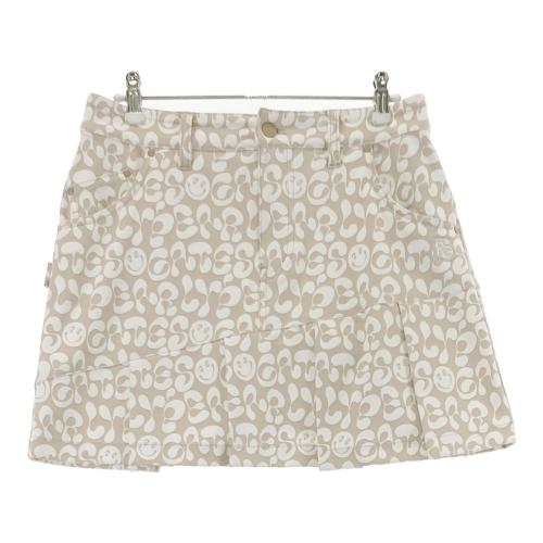 【美品】パーリーゲイツ プリーツスカート　ベージュ　2024年モデル PEARLY GATES パーリーゲイツ 2024年モデル プリーツスカート 総柄