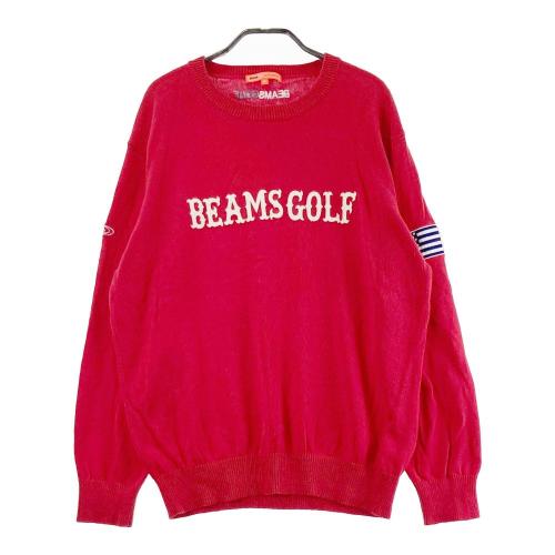 【美品】ビームスゴルフ BEAMS GOLF ニット セーター ネイビー系 M BEAMS GOLF ビームスゴルフ ニットセーター ネイビー系 サイズ