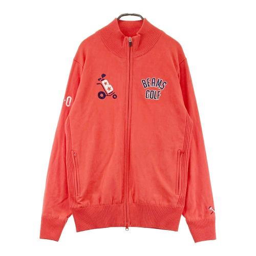 BEAMS GOLF ビームスゴルフ ウール混 ニットジャケット ホワイト