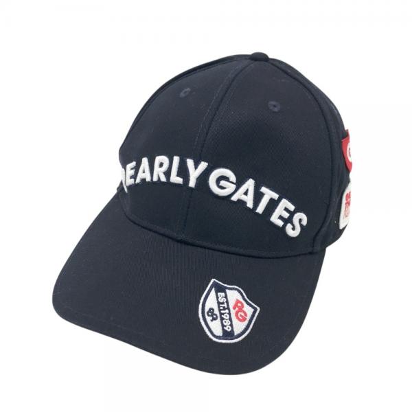 未使用　PEARLY GATES パーリーゲイツ キャップ ネイビー系 PEARLY GATES パーリーゲイツ キャップ ネイビー系 ランク：A