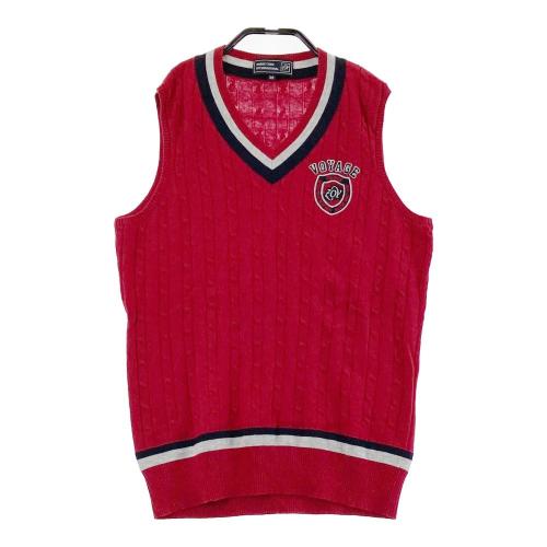 【新品】ZOY ゾーイ 46703 ニットベスト ピンク系 40 [240101345123] ゴルフウェア レディース ZOY ゾーイ 46703 ニットベスト ピンク系 サイズ：40 ランク：N