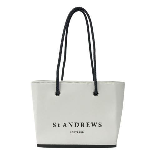 ST ANDREWS セントアンドリュース トートバッグ ホワイト系
