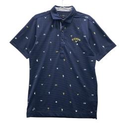 Callaway メンズポロシャツ ネイビー　Lサイズ新品未使用タグ付き Callaway キャロウェイアパレル ゴルフウェア メンズ ポロシャツ
