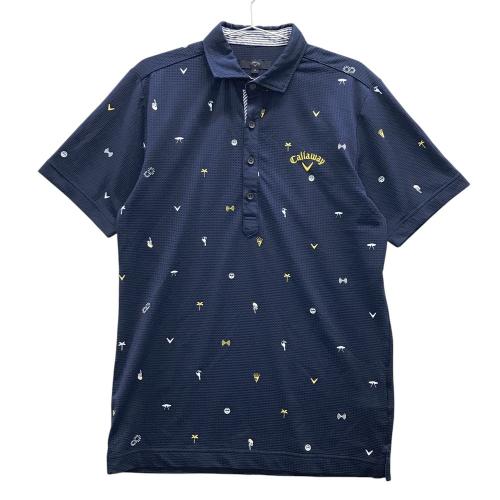 Callaway メンズポロシャツ ネイビー　Lサイズ新品未使用タグ付き CALLAWAY キャロウェイ 半袖ポロシャツ ネイビー系 サイズ：L