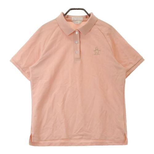 サイズ：M MUNSING WEAR マンシングウェア  半袖ポロシャツ  レッド系 [240101429980] ゴルフウェア メンズ ストスト 1-240101374099-m-01-pl.jpg