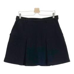 【未使用】マンシングウェア munsingwear ゴルフウェア スカートL紺 Munsingwear 公式 マンシングウェア カットソースカート