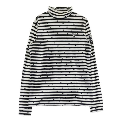 PEARLY GATES パーリーゲイツ ハイネック 長袖 Tシャツ ボーダー柄