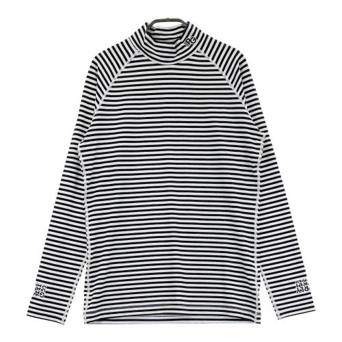 PEARLY GATES パーリーゲイツ ハーフジップ 長袖Tシャツ ボーダー柄