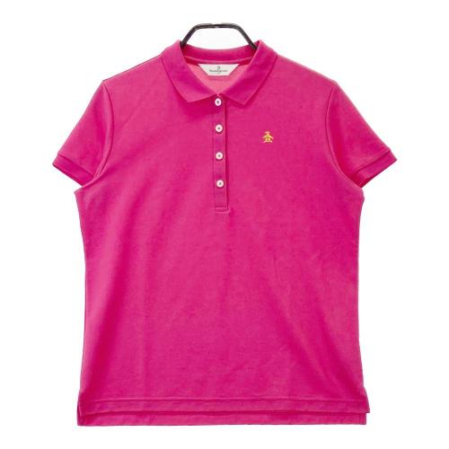 MUNSING WEAR マンシングウェア 半袖ポロシャツ レッド系 サイズ