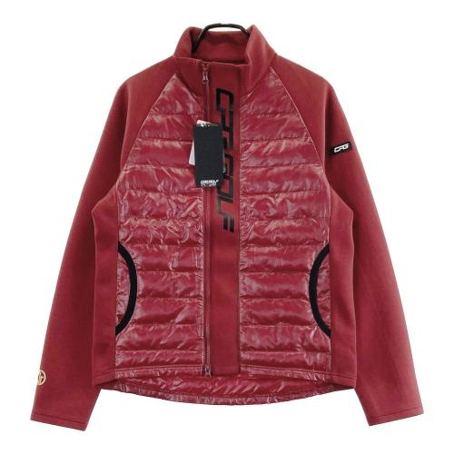 【新品】CPGゴルフ　ジャケット CPG GOLF 【新品】CPG ジャケットブルゾン ベージュ×白 英字地