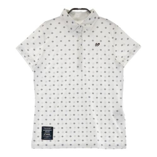 新品 マスターバニーエディション ジャガード千鳥柄ポロシャツ＆スカート 上下 L マスターバニー MB 【ストレッチ】ジャガード総柄ロゴ台形