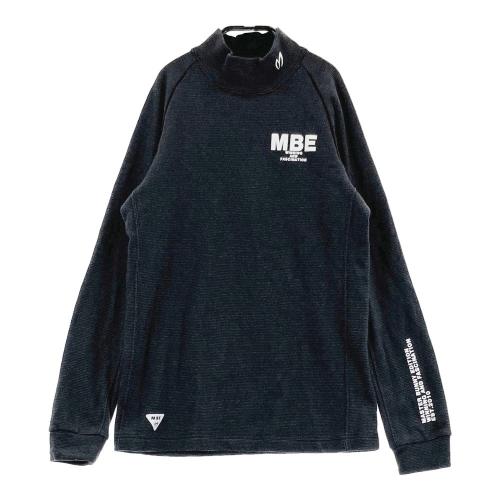 サイズ：0 MASTER BUNNY EDITION マスターバニーエディション  ハイネック 長袖Tシャツ 裏起毛  ブラック系 [240101437848] ゴルフウェア レディース ストスト MASTER BUNNY EDITION マスターバニーエディション 裏起毛