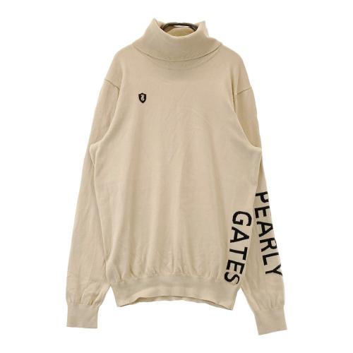 サイズ：5 PEARLY GATES パーリーゲイツ サンプル品 タートルネック ニットセーター  ブルー系 [240101450207] ゴルフウェア メンズ ストスト PEARLY GATES パーリーゲイツ サンプル品 タートルネック ニット
