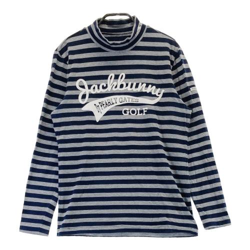 JACK BUNNY ジャックバニー ハイネック 長袖Tシャツ ボーダー柄