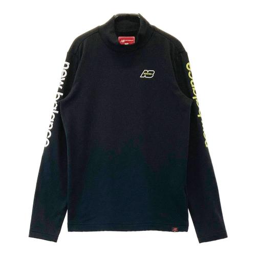 サイズ：0 NEW BALANCE GOLF ニューバランス 2023年 ハイネック 長袖Tシャツ  ブラック系 [240101440326] ゴルフウェア レディース ストスト NEW BALANCE GOLF ニューバランス 2023年 ハイネック 長袖T