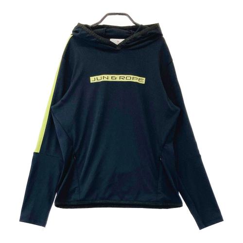 サイズ：M JUN&amp;ROPE ジュン アンド ロペ  バイカラー バックジップ 長袖Tシャツ  ブルー系 [240101477385] ゴルフウェア レディース ストスト JUN&ROPE ジュン アンド ロペ バイカラー バックジップ 長袖T