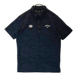中古 メンズ キャロウェイ Callaway 半袖ポロシャツ LL 紺