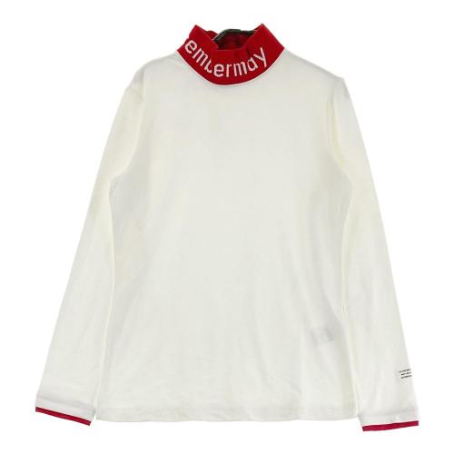 美品 December May ディッセンバーメイ インナー L ハイネック DECEMBERMAY ディセンバーメイ 長袖ハイネックTシャツ ホワイト系