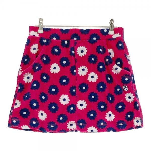 ☆パーリーゲイツ　パイル生地スカート☆ PEARLY GATES パーリーゲイツ ; スカート パイル地 花 総柄