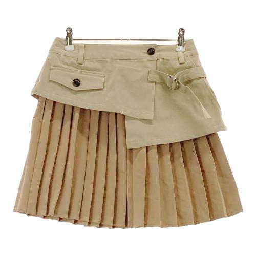 G/FORE ジーフォア プリーツスカート ベージュ系 サイズ：61 ランク：B