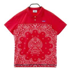 新品未使用【ラッセルノ】人気ルチャマスク×ペイズリー総柄 半袖