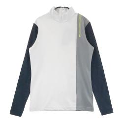 サイズ：1 NEW BALANCE GOLF ニューバランス  モックネック 長袖 裏起毛 Tシャツ  ホワイト系 [240101439771] ゴルフウェア レディース ストスト NEW BALANCE GOLF ニューバランス モックネック 長袖 裏起毛 T