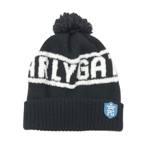 PEARLY GATES パーリーゲイツ ニット帽 ブルー系 ランク：B 【中古