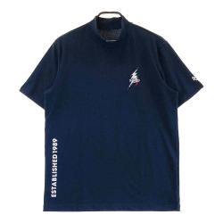 サイズ：5 PEARLY GATES パーリーゲイツ  ハイネック 長袖Tシャツ  ブラック系 [240101472359] ゴルフウェア メンズ ストスト PEARLY GATES(パーリーゲイツ) Tシャツ｜中古ゴルフウェア通販