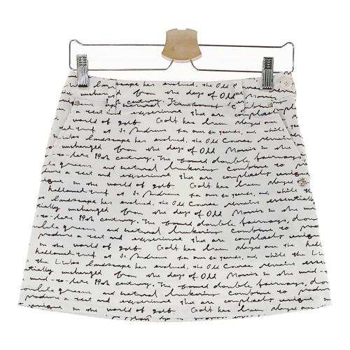 【新品未使用】セントアンドリュース StANDREWS スカート　ホワイト トライアングルジャガードスカート (WOMENS) | St ANDREWS