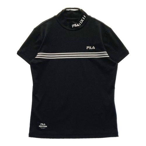 サイズ：L FILA GOLF フィラゴルフ  ハイネック 長袖ニットセーター  ブラック系 [240101498134] ゴルフウェア メンズ ストスト 30%OFFセール】FILA GOLF フィラゴルフ ゴルフウェア ハイネック