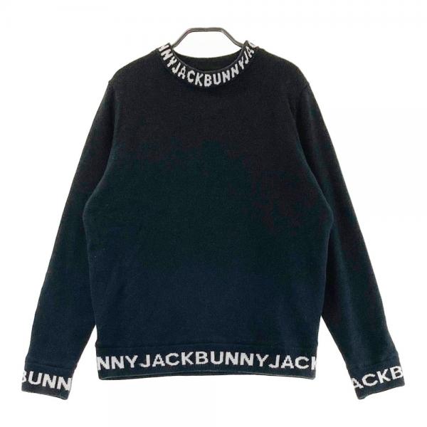 Jack Bunny!!/ジャックバニー クルーセーター【ブラック/６】美品！ Jack Bunny!! ジャックバニー クルーセーター【ブラック/6