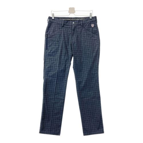 CUTTER&amp;BUCK カッターアンドバック ストレッチパンツ 総柄 ネイビー系