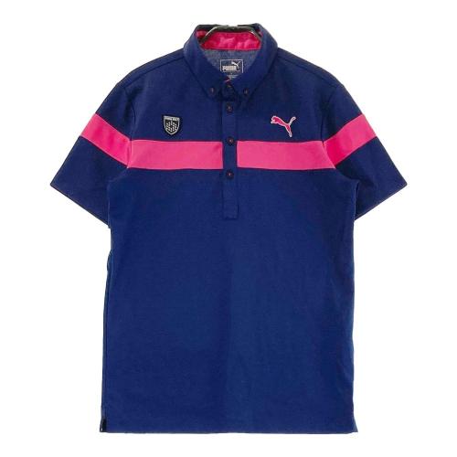 PUMA GOLF プーマゴルフ 半袖ポロシャツ ボタンダウン ボーダー