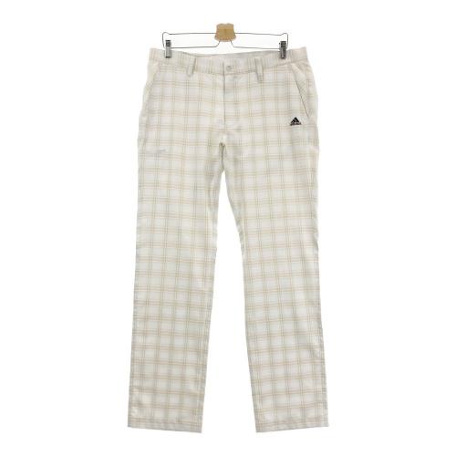 ADIDAS GOLF アディダスゴルフ ロングパンツ 千鳥 チェック柄 グレー系