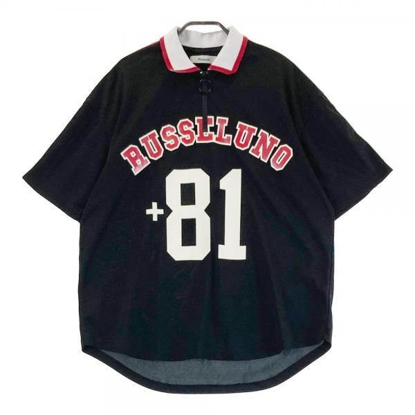 中古 メンズ ラッセルノ RUSSELUNO 半袖ポロシャツ 6(LL) 紺系
