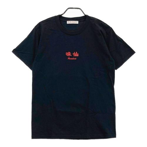 サイズ：L RUSSELUNO ラッセルノ ×味仙 半袖Tシャツ ルチャ  ブラック系 [240101442060] ゴルフウェア メンズ ストスト RUSSELUNO ラッセルノ ×味仙 半袖Tシャツ ルチャ ブラック系