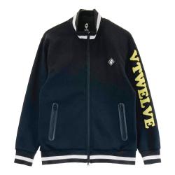 サイズ：XXL V12 ヴィトゥエルヴ 切替 ニットセーター ブラック