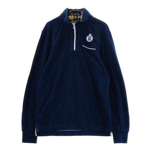 サイズ：M 23区GOLF ニジュウサンクゴルフ  ハーフジップ ウール混 ニットセーター 総柄 グレー系 [240101470483] ゴルフウェア メンズ ストスト 23区GOLF ニジュウサンクゴルフ ハーフジップ ウール混 ニット