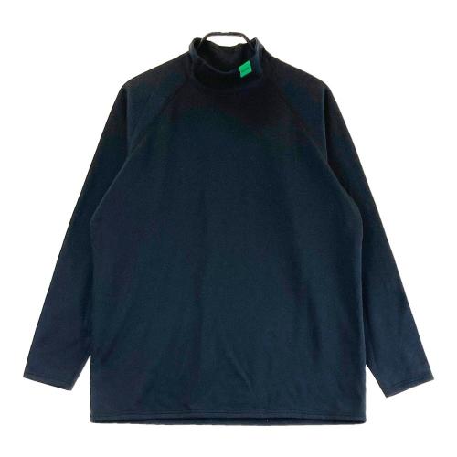 サイズ：XXL SLDO. エスルド  長袖モックネックTシャツ  ブラック系 [240101442397] ゴルフウェア メンズ ストスト SLDO. エスルド 長袖モックネックTシャツ ブラック系 サイズ