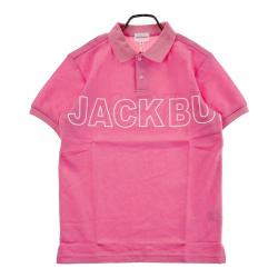 サイズ：6 JACK BUNNY ジャックバニー  半袖ポロシャツ  ピンク系 [240101442906] ゴルフウェア メンズ ストスト JACK BUNNY ジャックバニー 半袖ポロシャツ ピンク系 サイズ：6