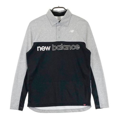 NEW BALANCE GOLF ニューバランス 長袖ポロシャツ ボーダー柄