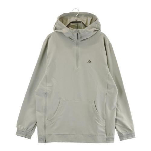 サイズ：M ADIDAS GOLF アディダスゴルフ  フーディージャケット  カーキ系 [240101443710] ゴルフウェア メンズ ストスト ADIDAS GOLF アディダスゴルフ フーディージャケット カーキ系