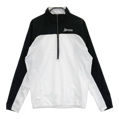 サイズ：M SRIXON スリクソン by DESCENTE ハーフジップ 半袖Tシャツ  イエロー系 [240101417915] ゴルフウェア メンズ ストスト SRIXON スリクソン by DESCENTE ハーフジップ 半袖Tシャツ