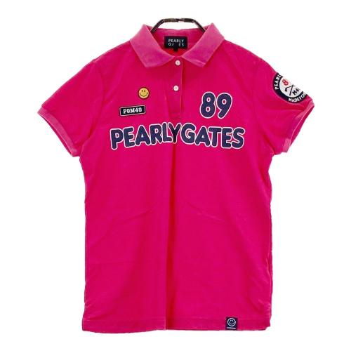 PEARLY GATES パーリーゲイツ 半袖ポロシャツ ピンク系 サイズ：1