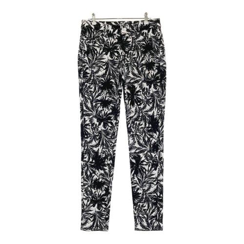 PEARLY GATES パーリーゲイツ ロゴ総柄 ストレッチパンツ 4 PEARLY GATES パーリーゲイツ ストレッチパンツ ロゴ 総柄 ブラック系