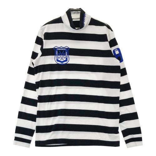 PEARLY GATES】長袖Tシャツ【O】ピンク×緑 ボーダー おしゃれ