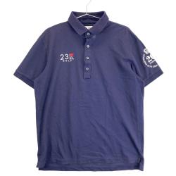 23区　2枚セット　ブランド　スポーツウェア　トップス　半袖　ポロシャツ　ゴルフ 23区GOLF 23区ゴルフ 半袖ポロシャツ オレンジ ロゴ白 メンズ M