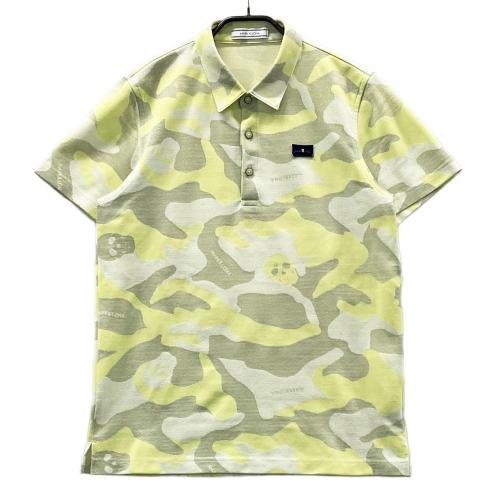 MARK&LONA マークアンドロナ 半袖ポロシャツ カモフラ グリーン系