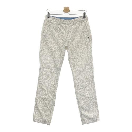 ST ANDREWS セントアンドリュース ストレッチパンツ ロゴ総柄 ベージュ