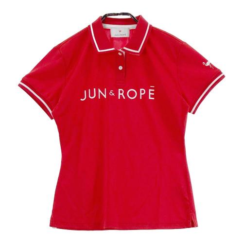 サイズ：L JUN&amp;ROPE ジュン アンド ロペ  ストレッチパンツ  レッド系 [240101416016] ゴルフウェア レディース ストスト JUN&ROPE ジュン アンド ロペ ストレッチパンツ レッド系 サイズ